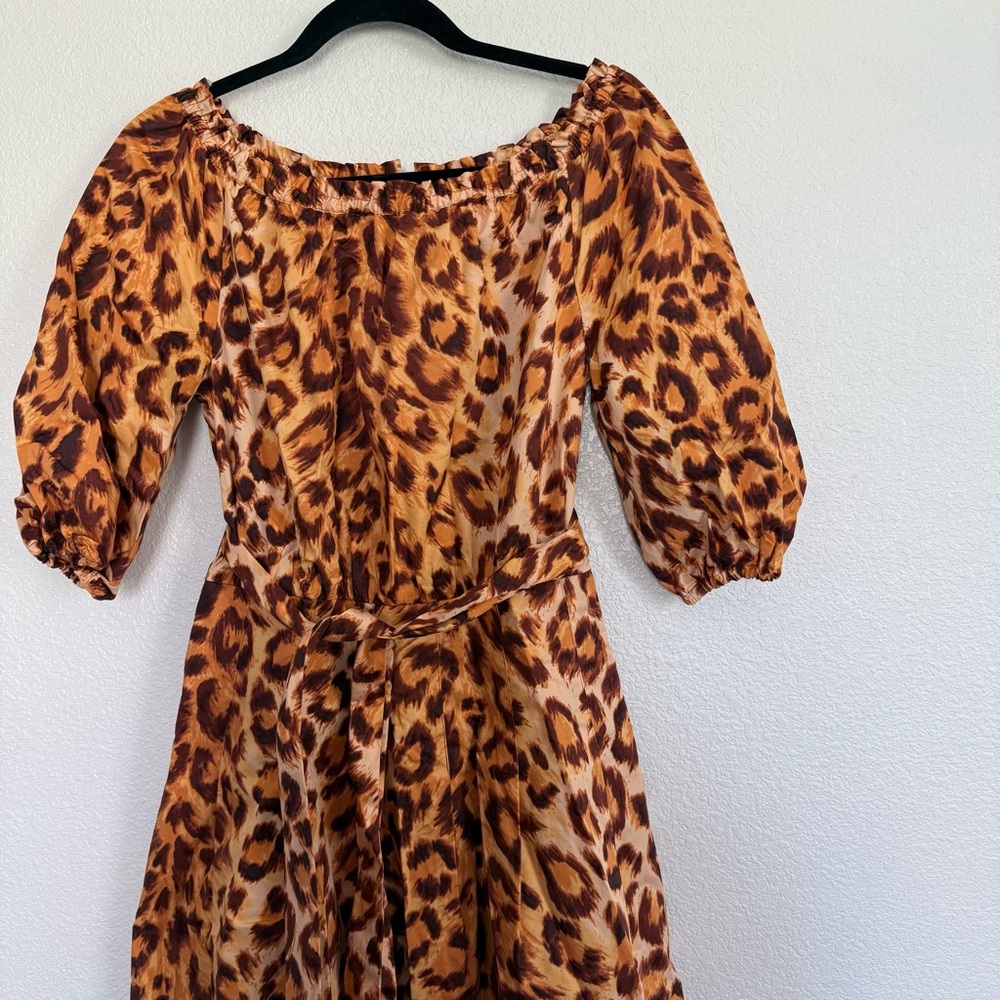 Kate Spade Panthera Cheetah Print Dress 4 - Picture 3 of 8